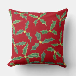 Hojas verdes y flores amarillas sobre almohadas ro