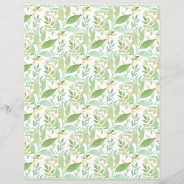 Hojas verdes y hojas de cuadernillo para follaje