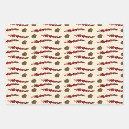 Hojas y bellotas de otoño