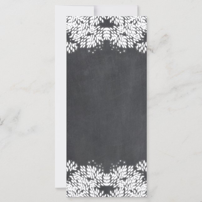 Hojas y estrellas caprichosas en el tablero (Anverso)