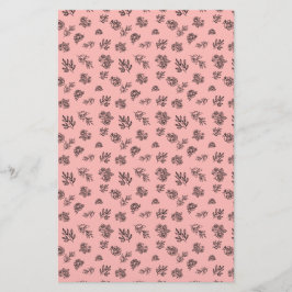 Hojas y Rosas dibujadas a mano en cualquier envolt