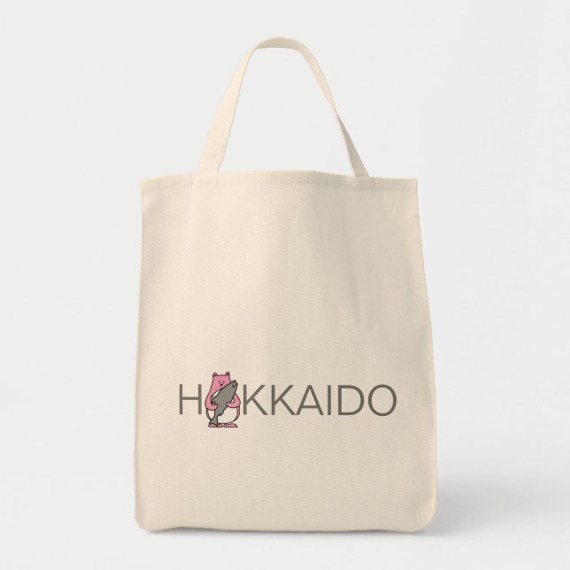 Hokkaido Pink ver la bolsa de Tote (Frente)