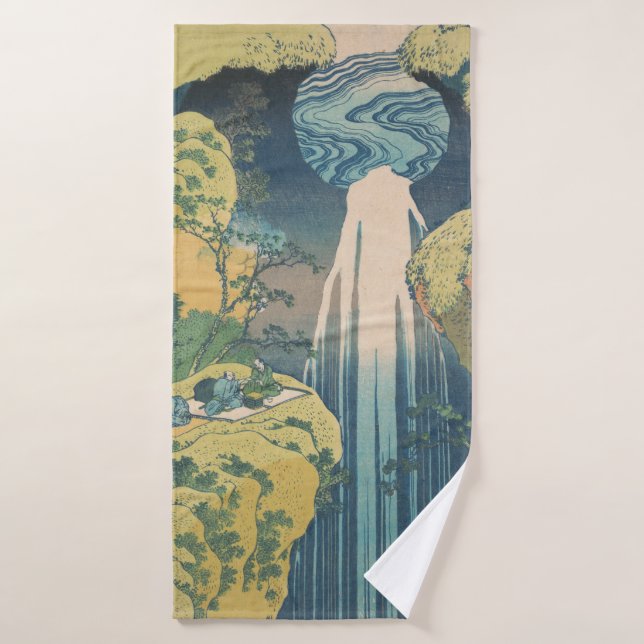 Hokusai Amida cae cascada (Toalla de baño)