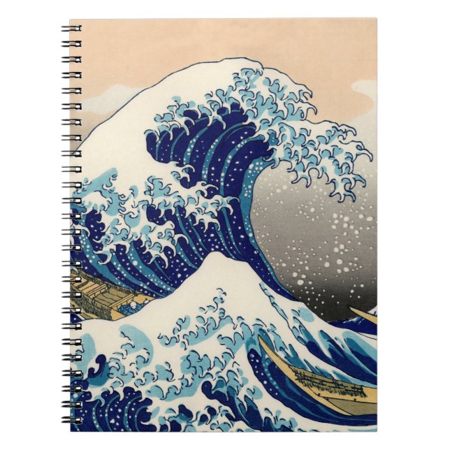 Hokusai cuaderno "de la gran onda" (Frente)