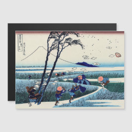 Hokusai - Ejiri en Tarjeta Magnética de la provinc
