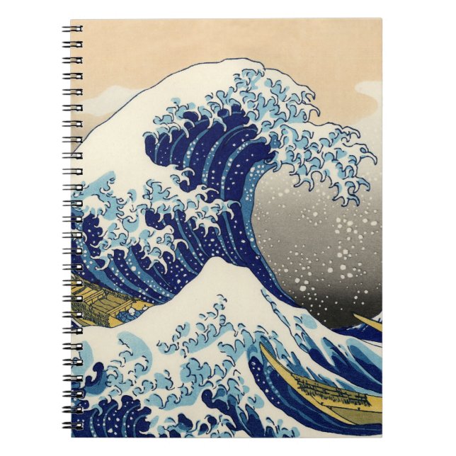 Hokusai el gran cuaderno de la onda (Frente)