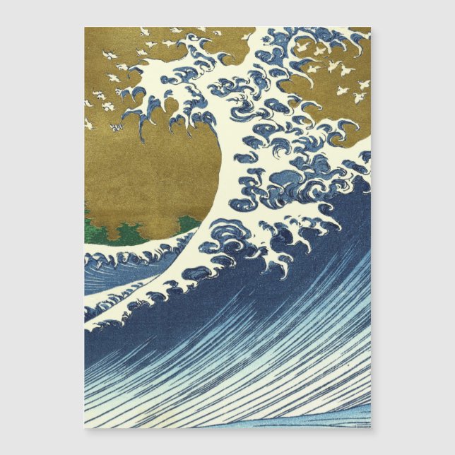 Hokusai Gran Ola Arte Japonés (Anverso)