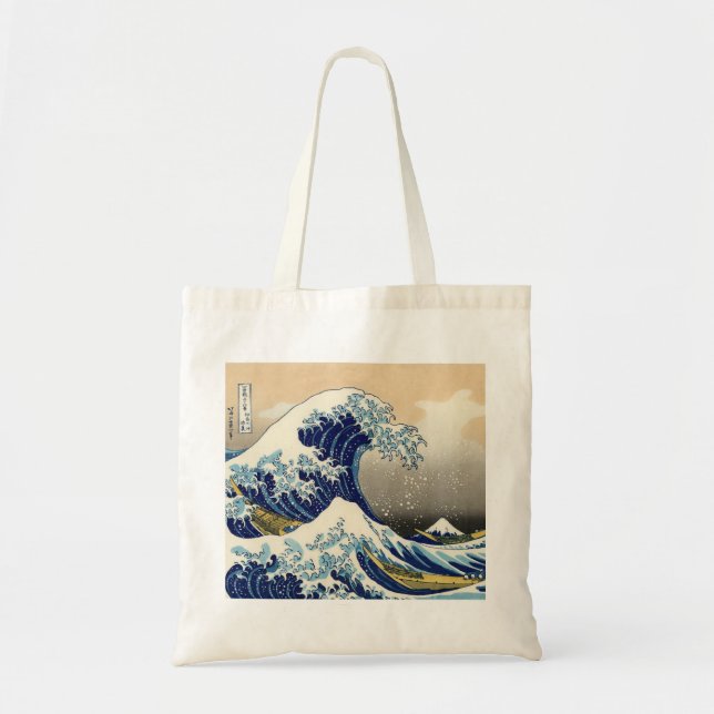 Hokusai la gran bolsa de asas de la onda (Frente)