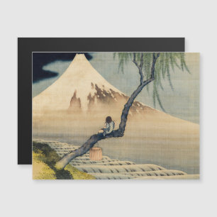 Hokusai - Tarjeta magnética Mt Fuji de visualizaci