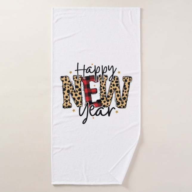 Hola 2022 Feliz Año Nuevo 2022 (Toalla de baño)