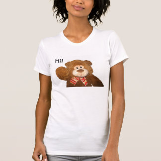 ¡Hola! ¡Adiós! Camisa rellena del oso de peluche
