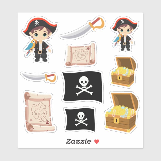 ¡Hola Ahí! Hoja de Pegatinas de Cumpleaños de Niño (Hoja)