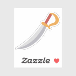 ¡Hola Ahí! Pegatina de cumpleaños para niño pirata