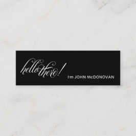 ¡Hola allí! Tarjeta de visita del perfil