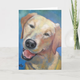 ¡Hola, amarillo! Tarjeta de felicitación del arte