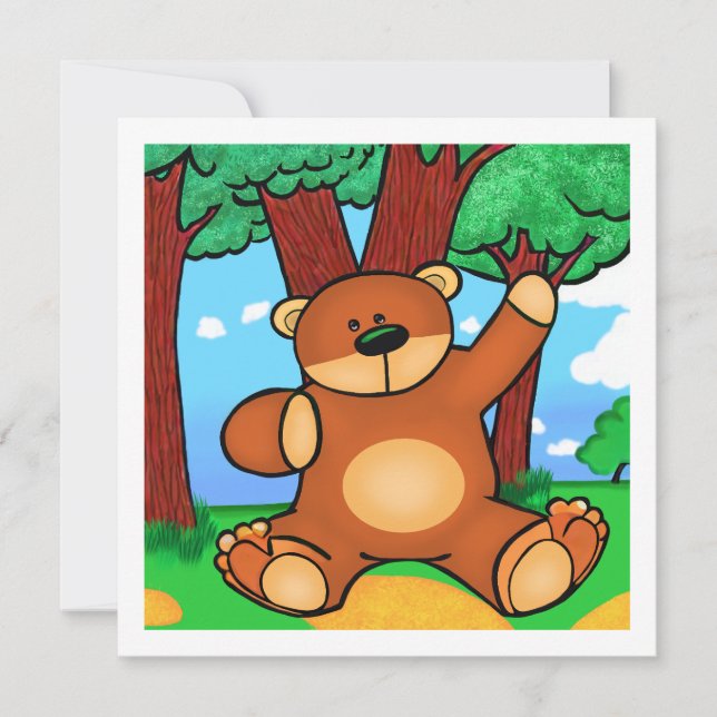 Hola amigo: Oso en Grassland (Anverso)