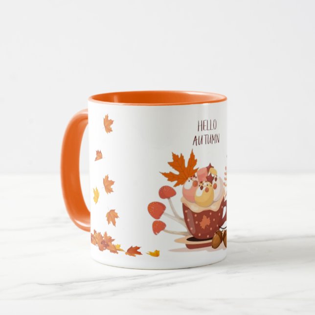 Hola Aurumn taza de café (Anverso izquierdo)