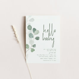 Hola bebé Invitación a Baby Shower