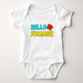 Hola Bebé Jersey Bodysuit de Verano