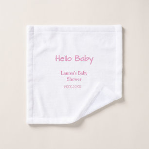 hola bebé rosa pastel nombre fecha tendencia de sh