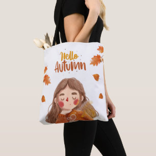 Hola Bolsa de Tote de Otoño - Acogedor y elegante
