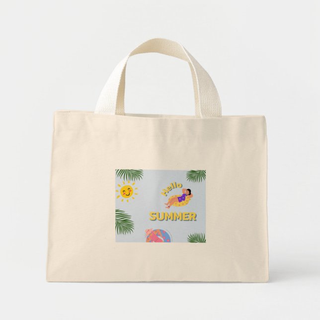 Hola bolsa de tote de verano (Frente)
