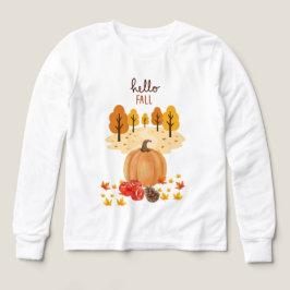 Hola caída con calabazas