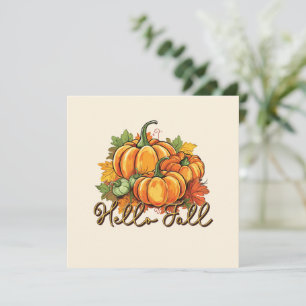 Hola Caída - Parche De Calabaza Acogedor