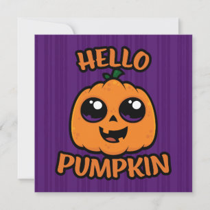 Hola Calabaza Cute Halloween Jack-O-Lantern