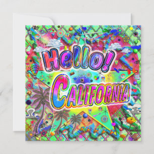 ¡Hola California! Tarjeta de Navidad
