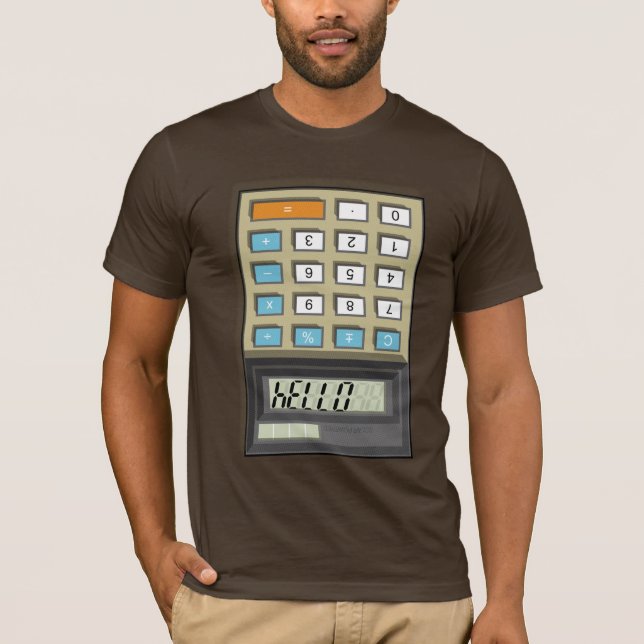 Hola camisa de la calculadora (Anverso)