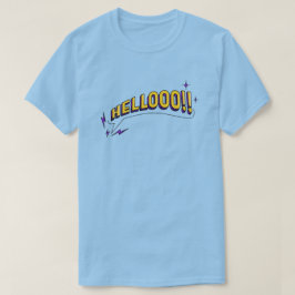 ¡¡HOLA!! Camiseta - Azul
