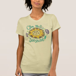 "Hola, camiseta de la sol"