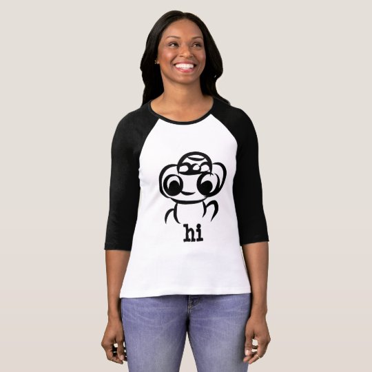 hola camiseta del dinosaurio