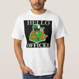 hola camiseta del oficial