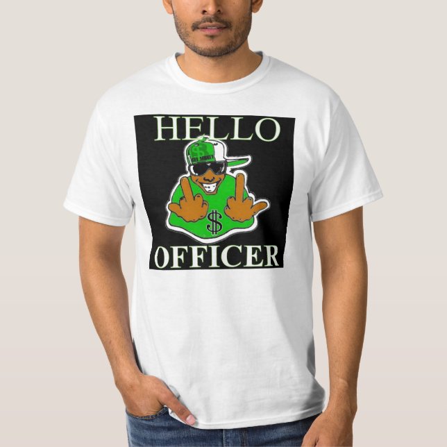 hola camiseta del oficial (Anverso)