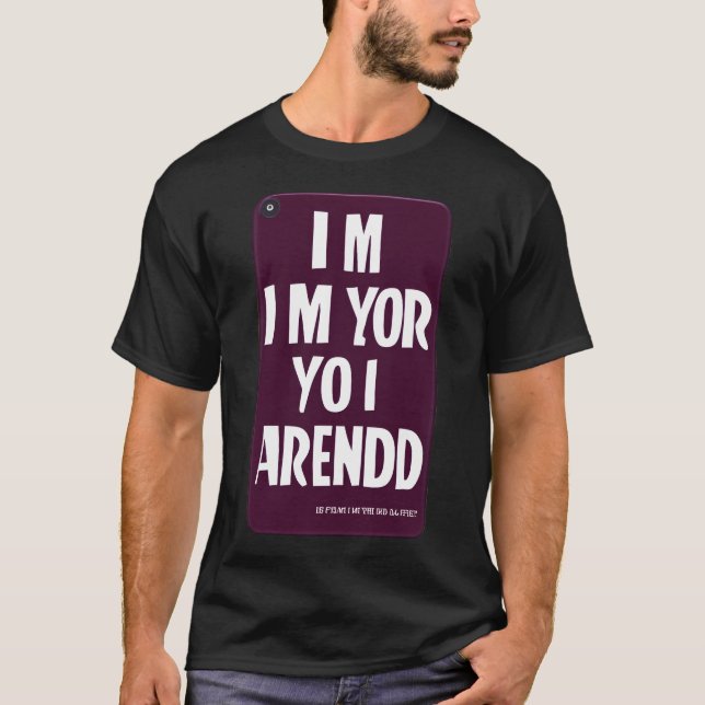 hola Camisetas de los hombres (Anverso)