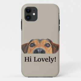 ¡Hola, cariño! Funda del iPhone 11 para los amante