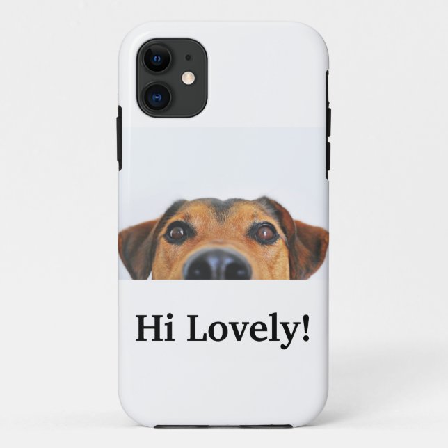 ¡Hola, cariño! Funda del iPhone 11 para los amante (Reverso)