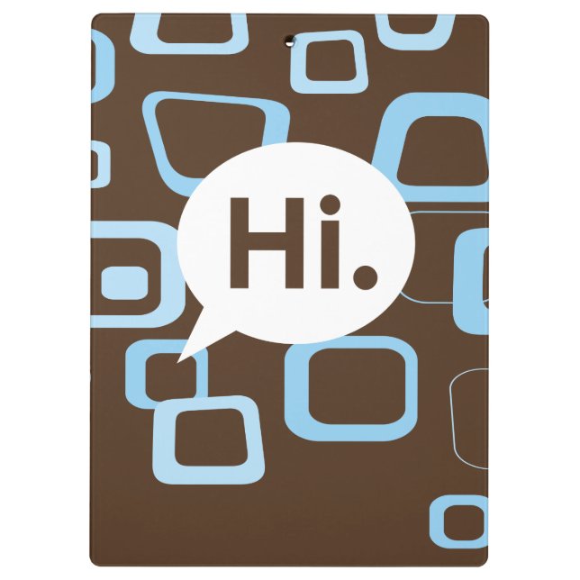 ¡Hola. Carpeta de pinza (Reverso)