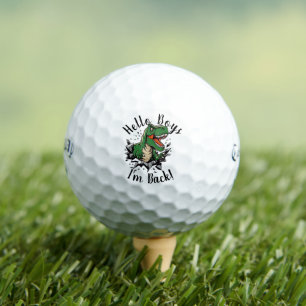Hola chicos estoy de vuelta Pelotas de golf Dino -