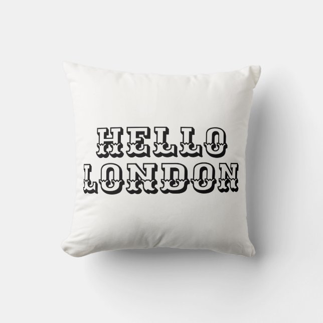 hola Cojín decorativo london (Anverso)