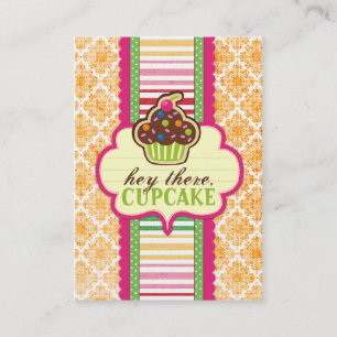 Hola, Cupcake Chubby Tarjetas De Negocios