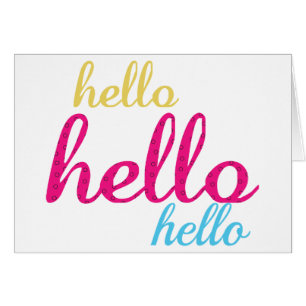 Hola Cute Colorful Hello Gifts