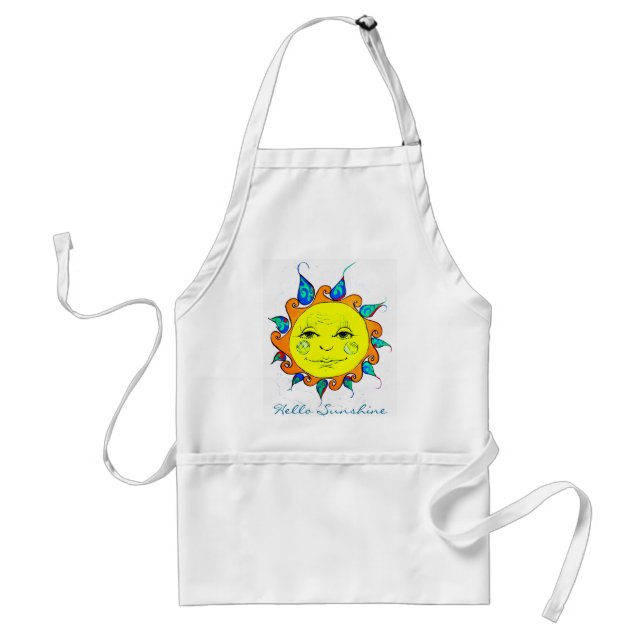 Hola delantal de la sol (Frente)