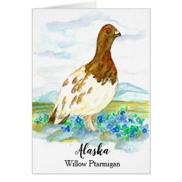 Hola desde Alaska Willow Ptarmigan Blank