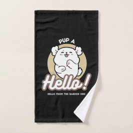 Hola desde el lado de la correa - Diseño de perro