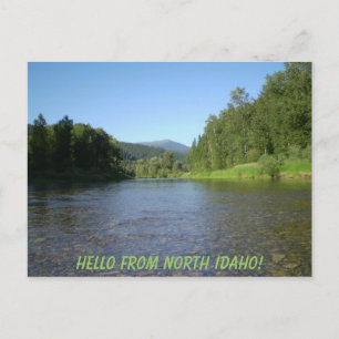 ¡Hola desde el norte de Idaho! Postal