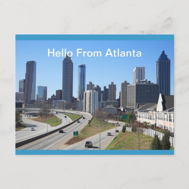 Hola desde la postal de Atlanta (Anverso)