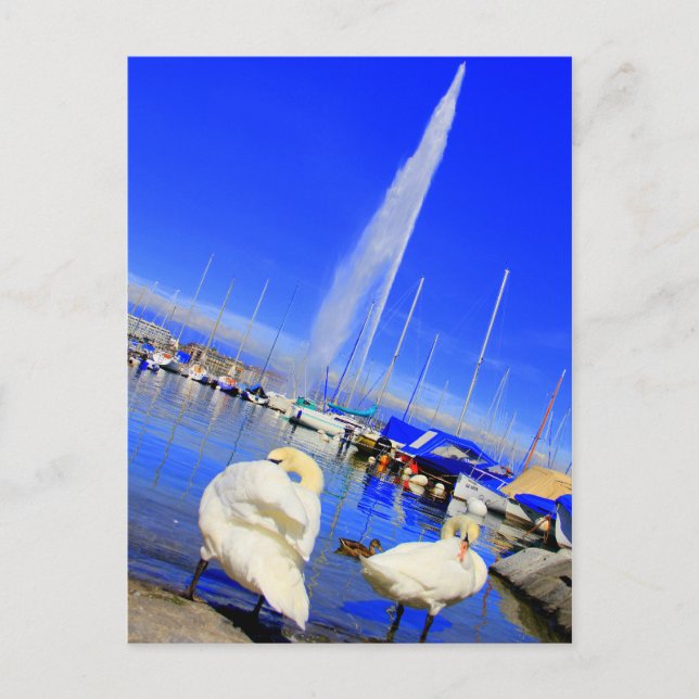 Hola desde la postal de Ginebra (Anverso)